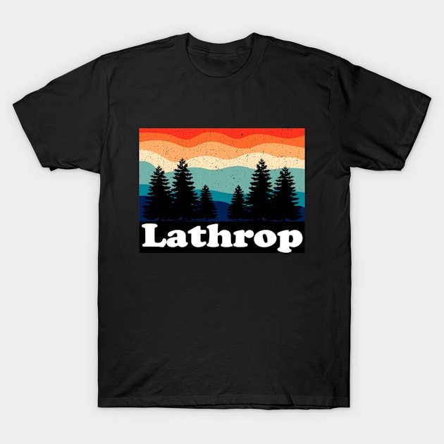 Vintage Lathrop Colorado Forest Camping T-Shirt by ChadPill